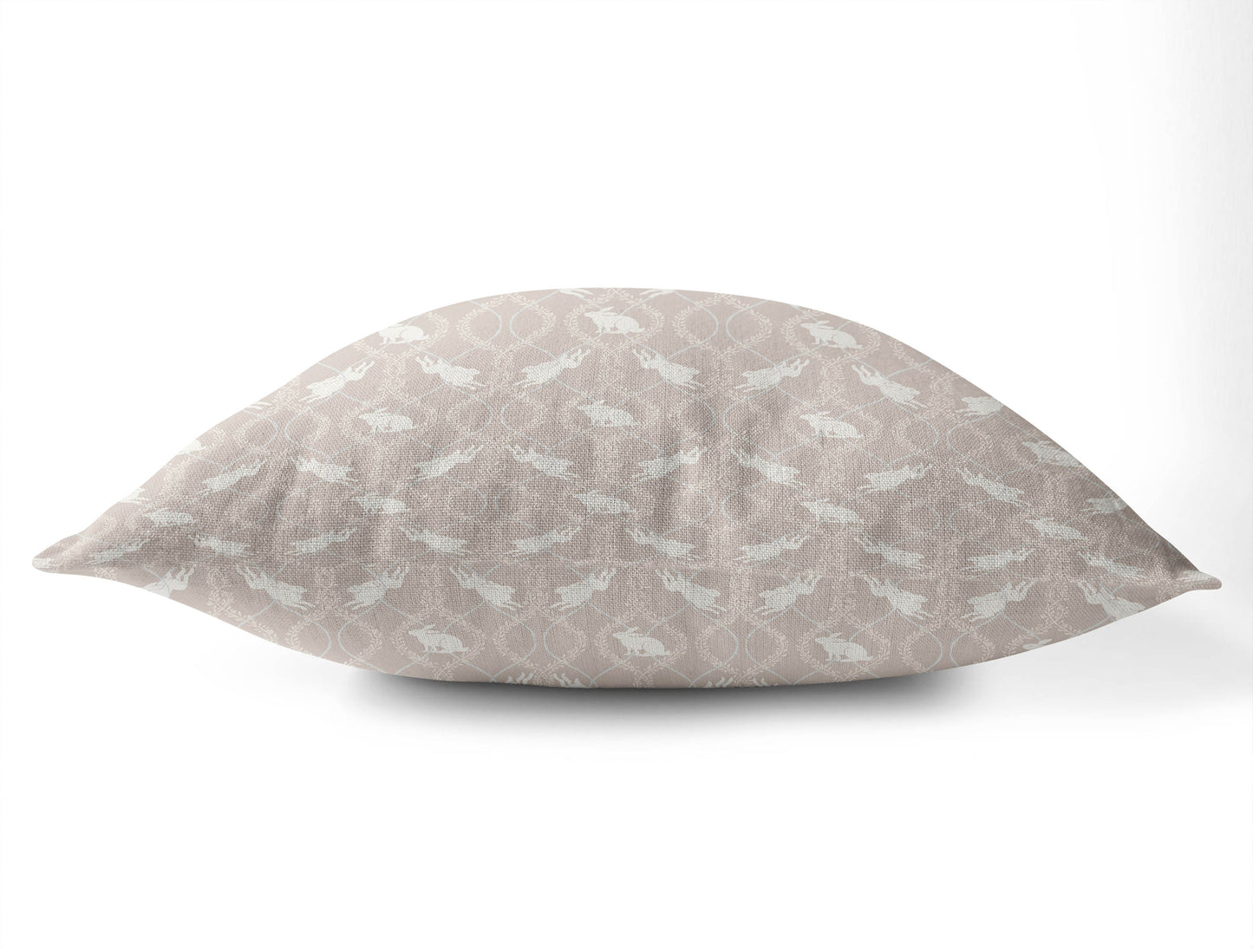 Nantucket Bunny Throw Pillow