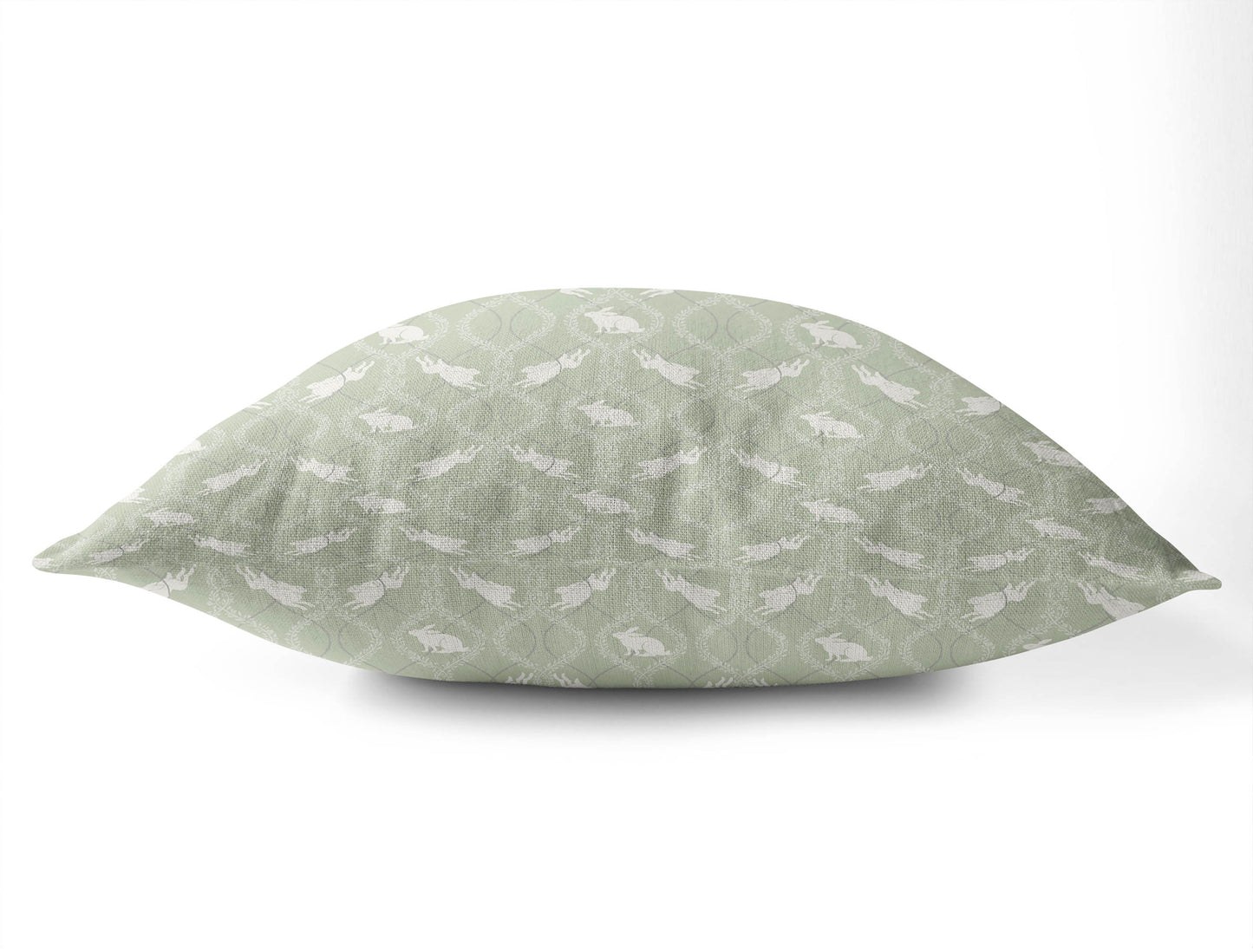 Nantucket Bunny Throw Pillow