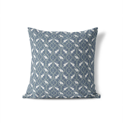 Nantucket Bunny Throw Pillow