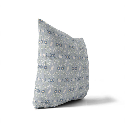 Storks & Bunnies Throw Pillow