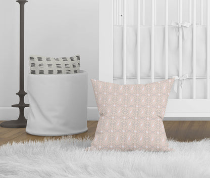 Storks & Bunnies Throw Pillow