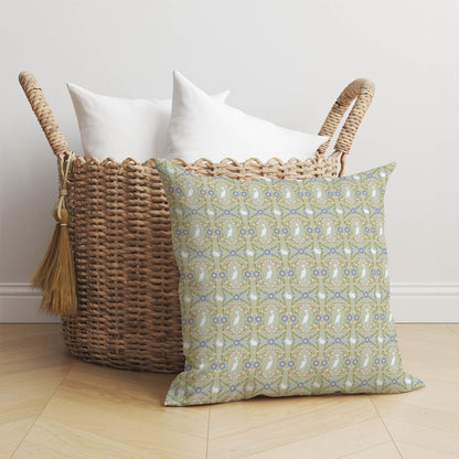 Storks & Bunnies Throw Pillow