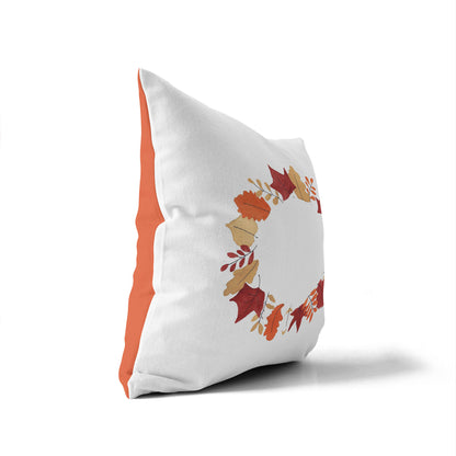 Autumn Ring Decorative Seasonal Throw Pillow
