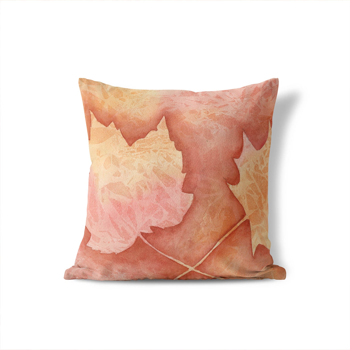 Whispered Leaves Decorative Seasonal Throw Pillow