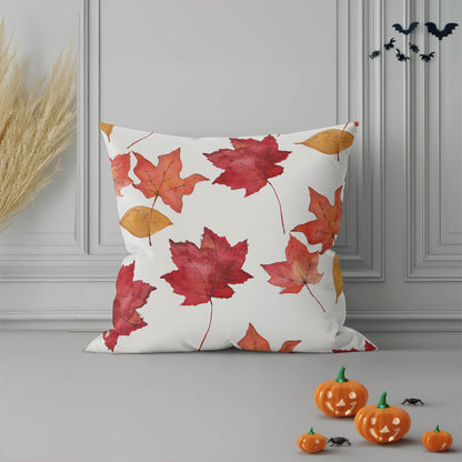 Crimson Gather Decorative Seasonal Throw Pillow