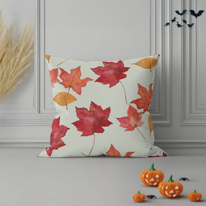 Crimson Gather Decorative Seasonal Throw Pillow