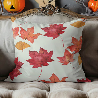 Crimson Gather Decorative Seasonal Throw Pillow