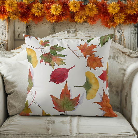 Fall Cleanup Decorative Seasonal Throw Pillow