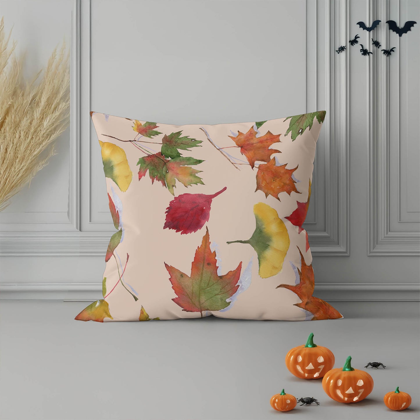 Fall Cleanup Decorative Seasonal Throw Pillow