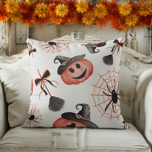Happy Halloween Decorative Seasonal Throw Pillow