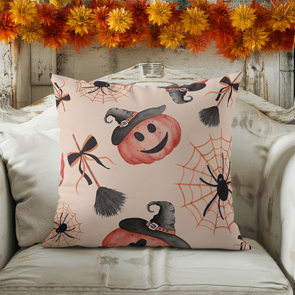 Happy Halloween Decorative Seasonal Throw Pillow