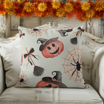 Happy Halloween Decorative Seasonal Throw Pillow