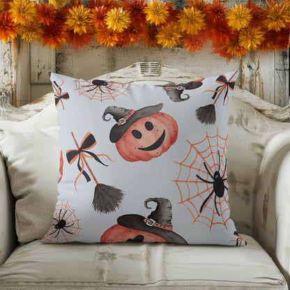 Happy Halloween Decorative Seasonal Throw Pillow
