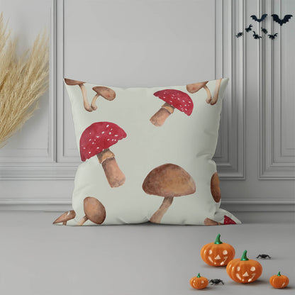 Shroom Play Decorative Seasonal Throw Pillow