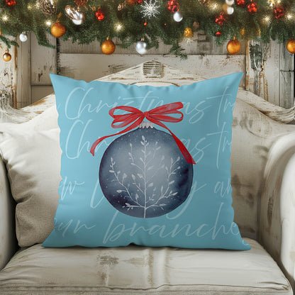 Oh Christmas Tree Decorative Seasonal Throw Pillow