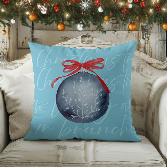 Oh Christmas Tree Decorative Seasonal Throw Pillow