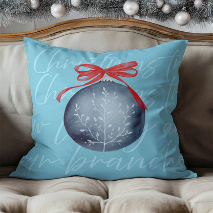Oh Christmas Tree Decorative Seasonal Throw Pillow