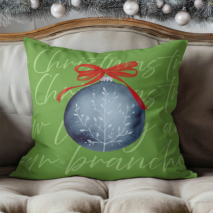 Oh Christmas Tree Decorative Seasonal Throw Pillow