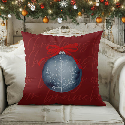 Oh Christmas Tree Decorative Seasonal Throw Pillow