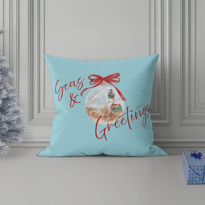 Seas & Greeting Decorative Seasonal Throw Pillow