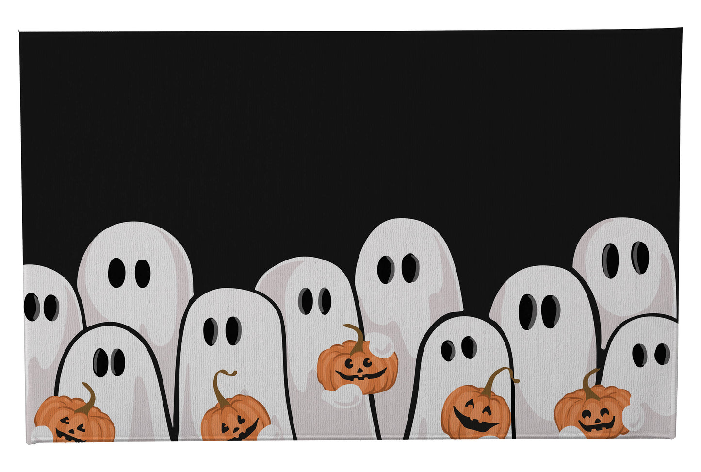 Ghosts & Pumpkins Outdoor Door Mat