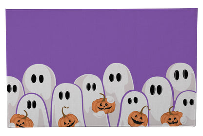Ghosts & Pumpkins Outdoor Door Mat