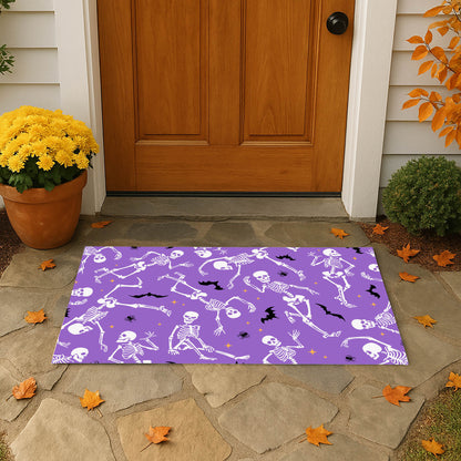 Skeleton Boogie Outdoor Door Mat