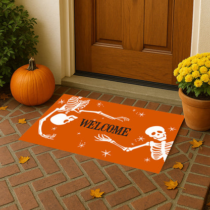 Skeleton Welcome Outdoor Door Mat