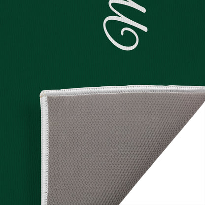 Merry Christmas Gnome Striped Outdoor Door Mat