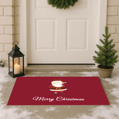 Merry Christmas Santa Outdoor Door Mat
