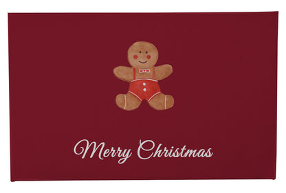 Merry Christmas Gingerbread Man Outdoor Door Mat