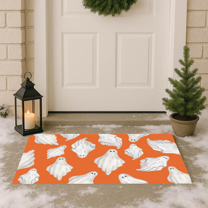 Spooky Ghost Outdoor Door Mat