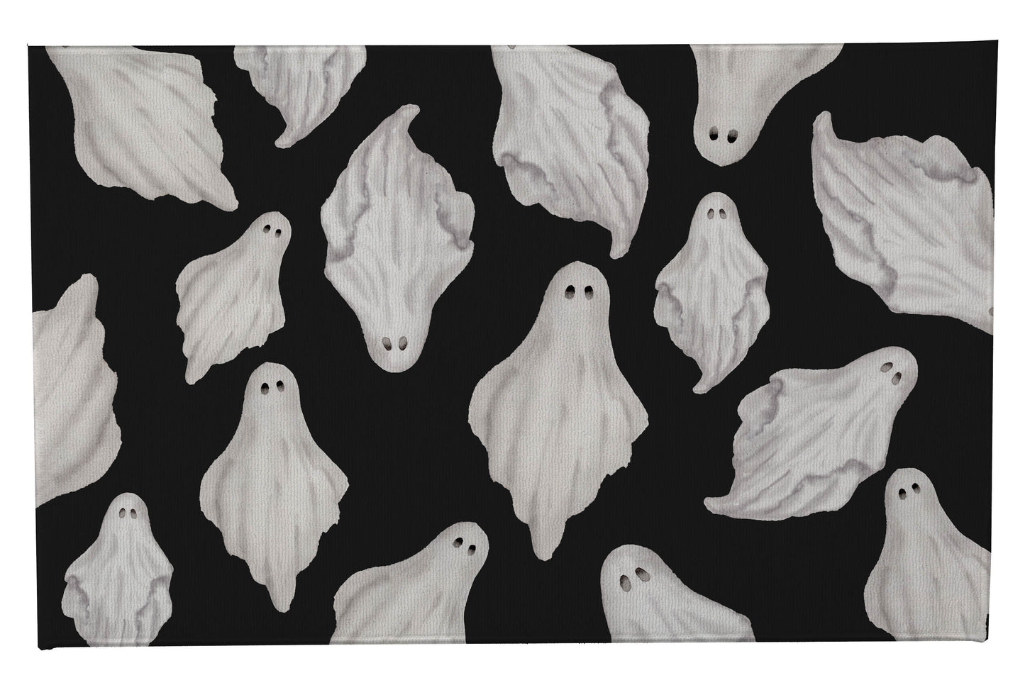 Spooky Ghost Outdoor Door Mat