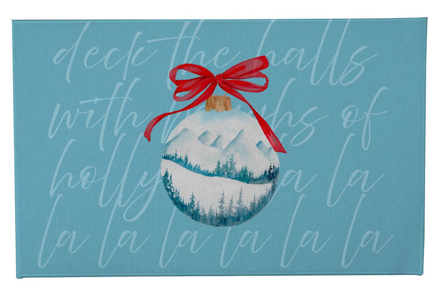 Deck the halls Outdoor Door Mat