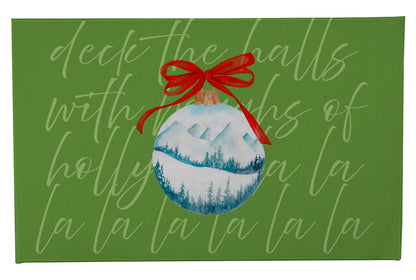 Deck the halls Outdoor Door Mat