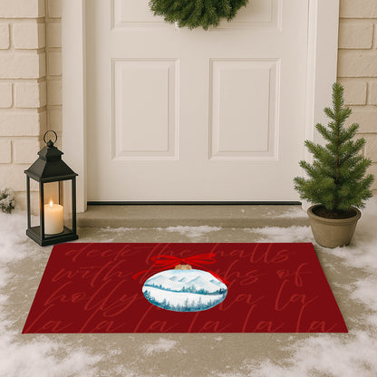 Deck the halls Outdoor Door Mat
