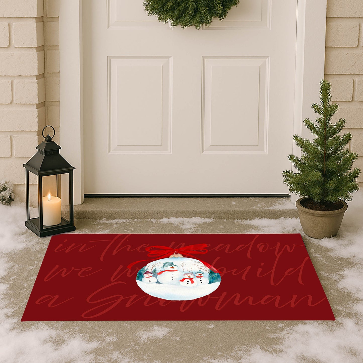 In the meadow Outdoor Door Mat
