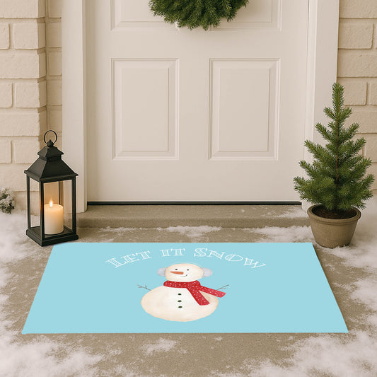 Let it Snow Outdoor Door Mat
