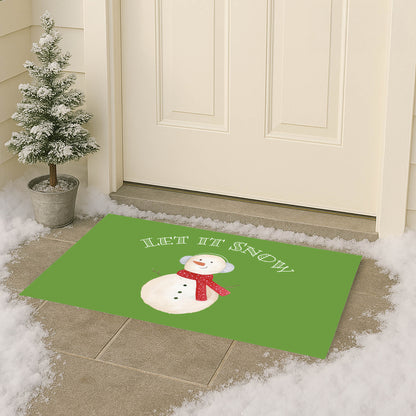 Let it Snow Outdoor Door Mat
