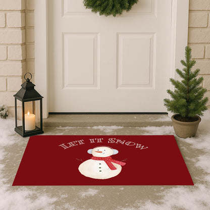 Let it Snow Outdoor Door Mat