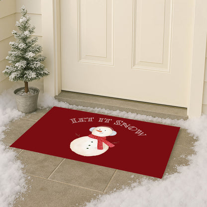 Let it Snow Outdoor Door Mat