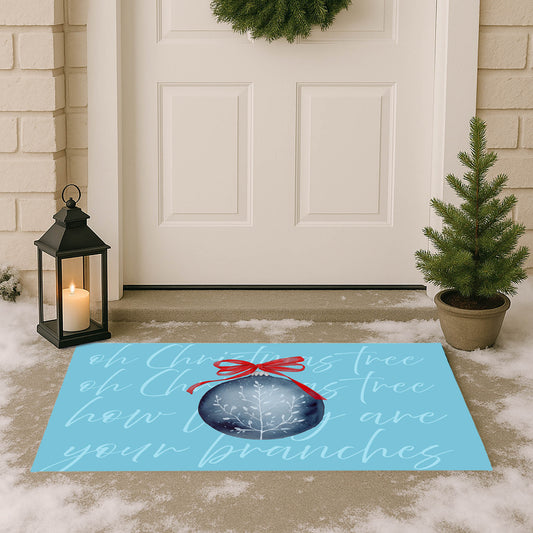 Oh Christmas Tree Outdoor Door Mat