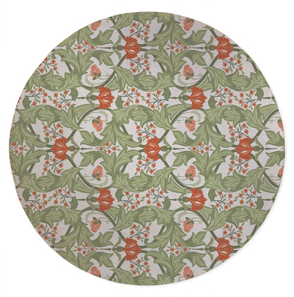 Ogee Leaf Outdoor Rug By Christopher's Corner