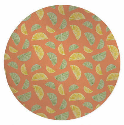 Summer Limes & Lemons Outdoor Rug By Christopher's Corner