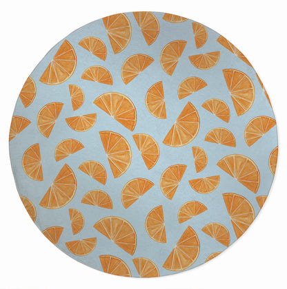 Summer Oranges Outdoor Rug By Christopher's Corner