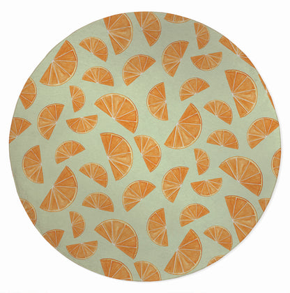 Summer Oranges Outdoor Rug By Christopher's Corner
