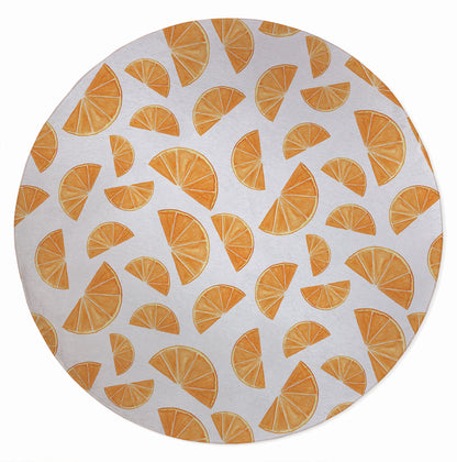 Summer Oranges Outdoor Rug By Christopher's Corner
