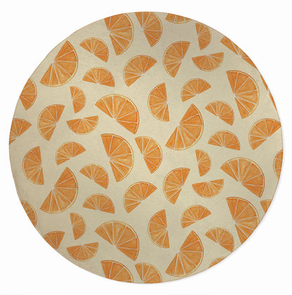 Summer Oranges Outdoor Rug By Christopher's Corner