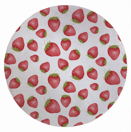 Summer Strawberries Outdoor Rug By Christopher's Corner