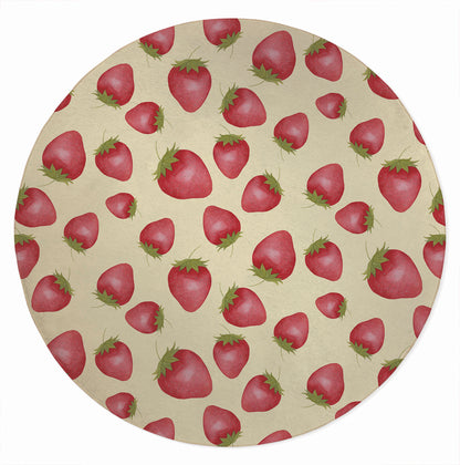 Summer Strawberries Outdoor Rug By Christopher's Corner